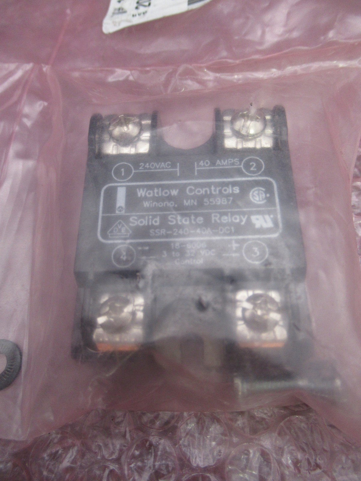 Watlow SSR-240-40A-DC1 Solid State Relay (Free Shipping)