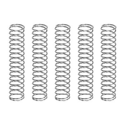 5-Pack Steel Compression Springs 25x5x0.4mm for General Use