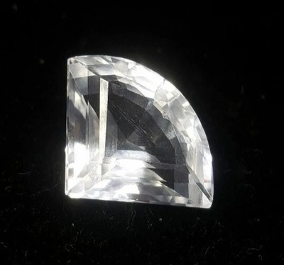 Natural Flawless White Sapphire 26 Ct Certified Fancy Cut Loose Gemstone