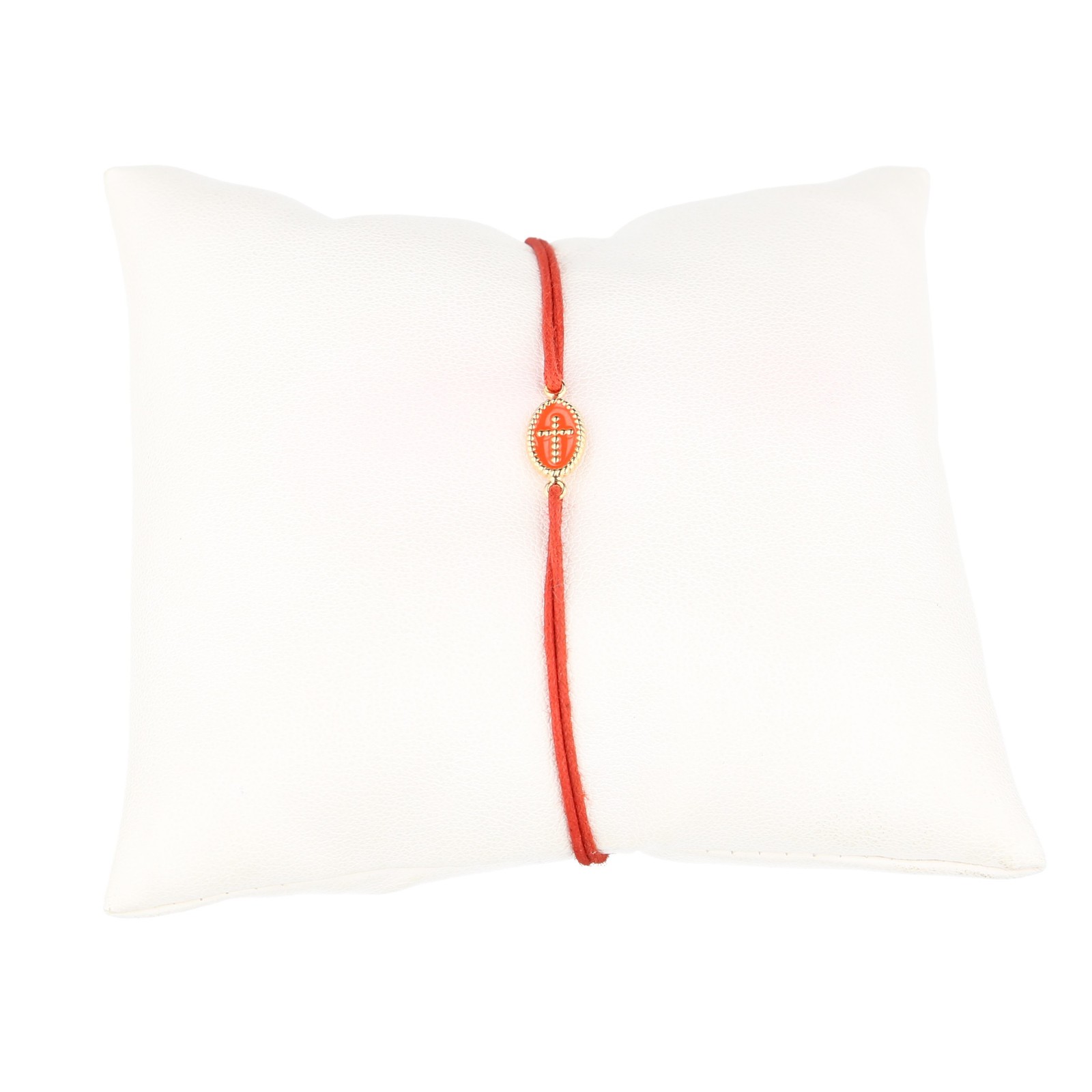 Bracelet médaille croix plaqué or, le cadeau idéal pour baptême et fête