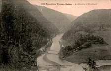 Frontière Franco-Suisse, Le Doubs, Biaufond, Simon, Maiche, Postcard