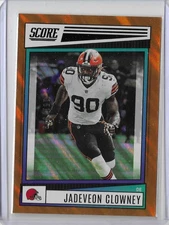 2022 Panini Score Jadeveon Clowney Orange Lava 151/599