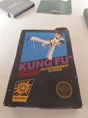 Kung Fu (Nintendo Entertainment System 1985) NES [5 Screw] w/ Box + Manual