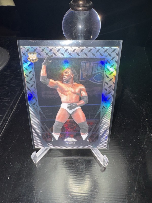 2026 Topps Chrome WWE #71 Booker T Diamond Plate Refractor