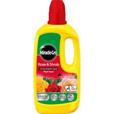 Miracle Gro Rose and Shrub Feed 800ml Concentrated Fertiliser for Flowers