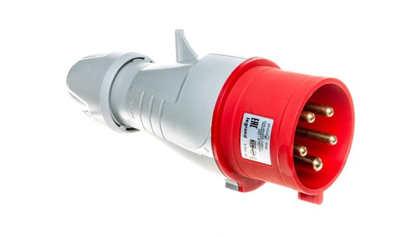5P 32A 400V Portable Stecker Rot IP44 P17 Tempra Pro 555239-image