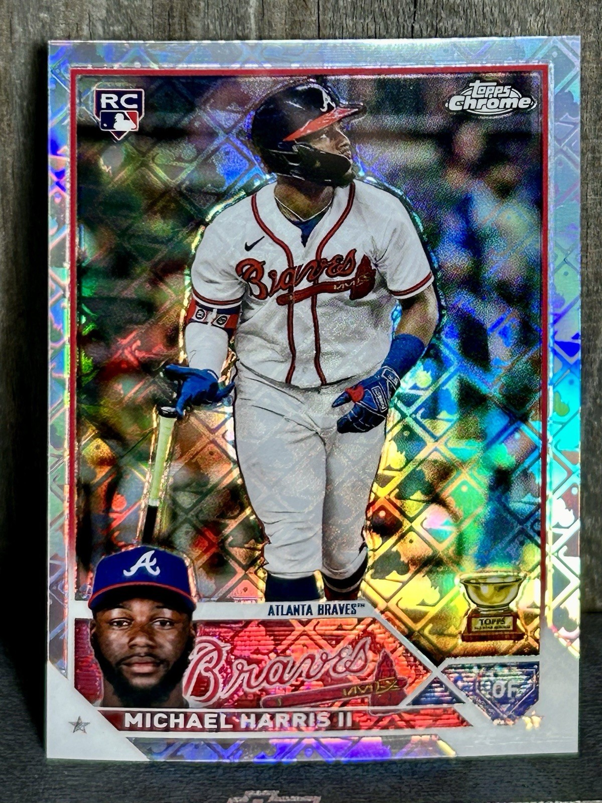 2023 Topps Chrome Logofractor Michael Harris II RC Rookie #79 Braves