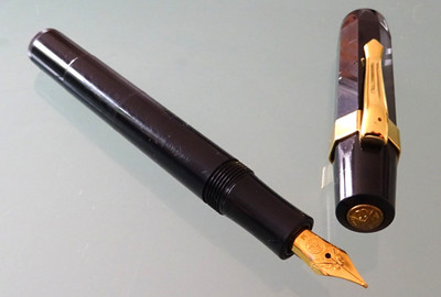 KAWECO CLASSIC SPORT, schöner PATRONEN-FÜLLER in SCHWARZ/GOLD, TOP-erhalten