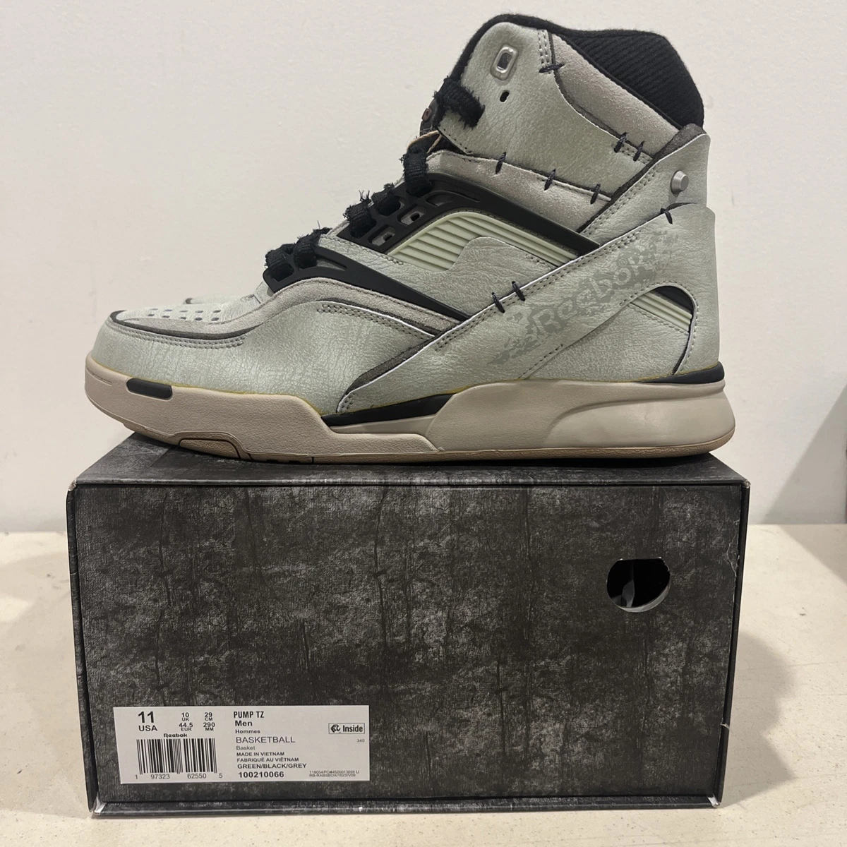 Universal Monsters x Reebok Pump TZ Frankenstein for Sale