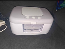 Munchkin Electric Flip-Top Baby Wipe Warmer w/ Power Adapter White