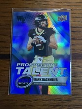 Hank Bachmeier 2025 Upper Deck World of Sports Blue Foilboard Parallel RC #388