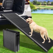 Dog Ramp for Car, 67" L x 20" W Extra Wide Folding Dog Ramp, Pet Ramp with No...