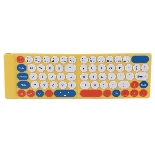 Kabellose Tastatur Kabelloses Faltbares Design 65 Tasten Leises Tippen KUI - Bild 12 von 17