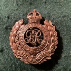 Royal Engineers British Army Cap Badge WW1  Void   Brass. . Bc8