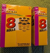 Kodak GOLD 200 Color 35mm Film - 24 Exposures each - 12 rolls