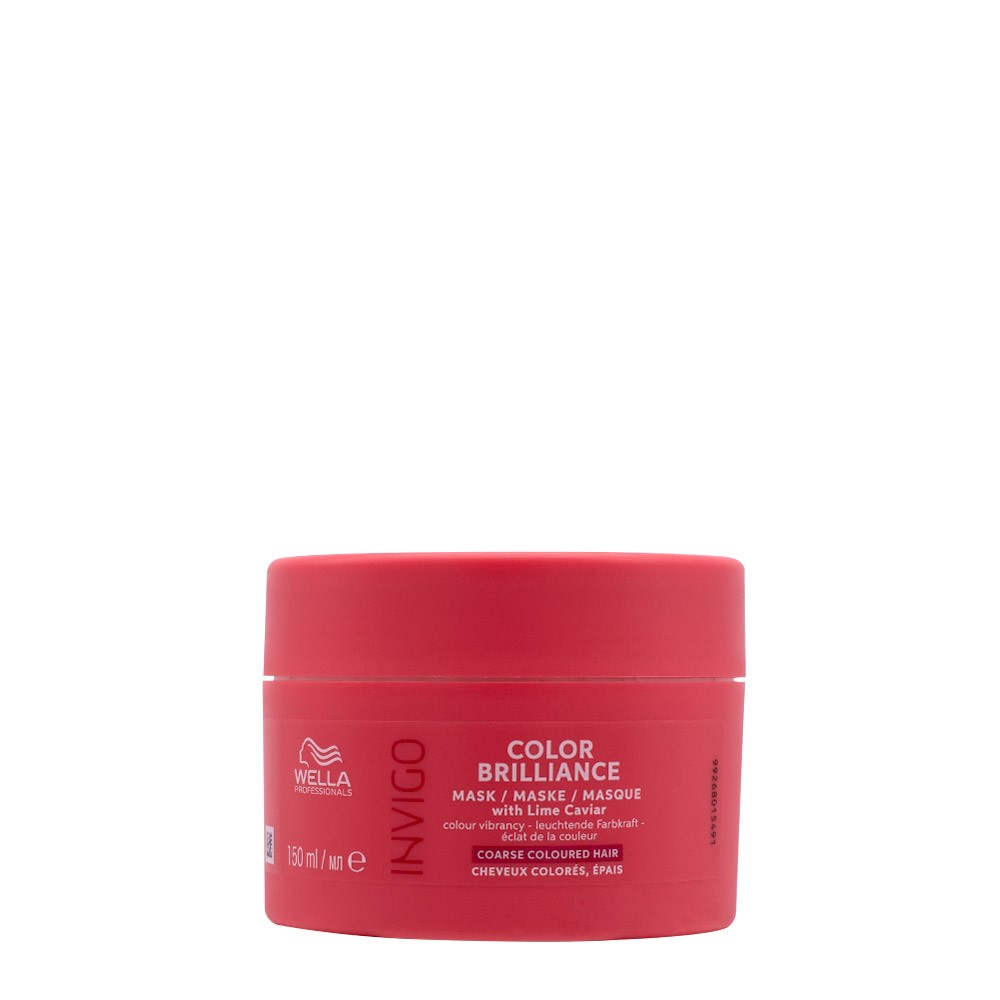 WellaInvigo Color Brilliance Mask With Lime Caviar Coarse Colored Hair 150ml - Image 3