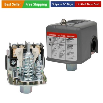 Water Pressure Switch for Well Pump 40-60psi Water Pump Pressure Switch Auto ...