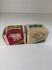 LOT 2 ANCIENS JOUETS MECANIQUES SOVIETIQUES PETIT ROBOT  VINTAGE CCCP COLLECTION