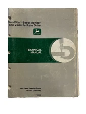John Deere Seedstar Seed Monitor Variable Rate Drive Tech Manual TM1601