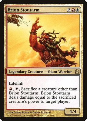 Magic/MTG Brion Stoutarm CMD-187 Rare Englisch Good