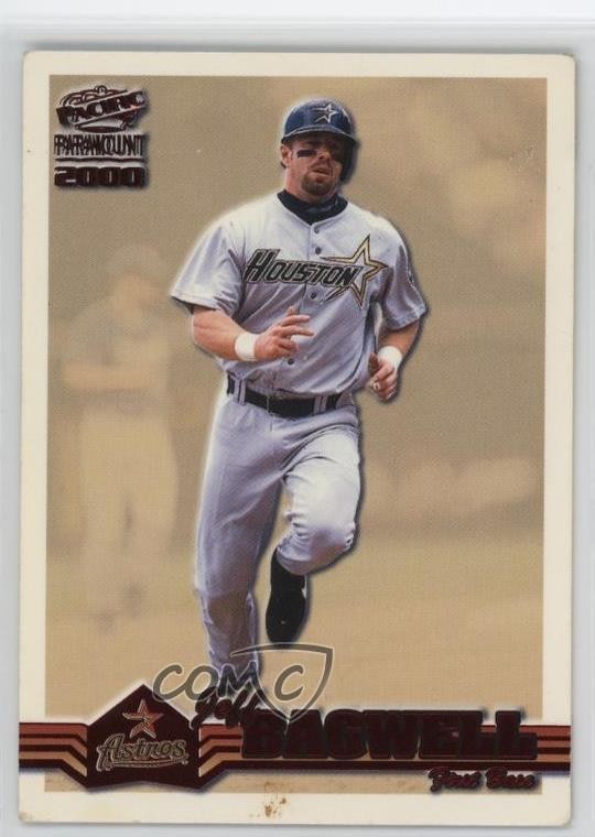 2000 Pacific Paramount Gold Jeff Bagwell #99 HOF 05k6
