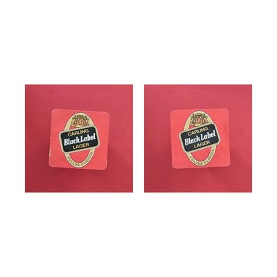 Carling Black Laber Lager Fuller Flavour Brauerei Bierdeckel Bier
