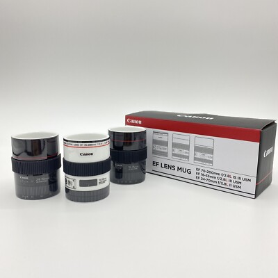 Canon EF LENS Mini Becher Tasse Auslaufartikel Original aus Japan