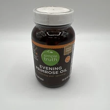 Simple Truth Evening Primrose Oil 1,500 mg Supplement 100ct Exp 03/26 1 Pack