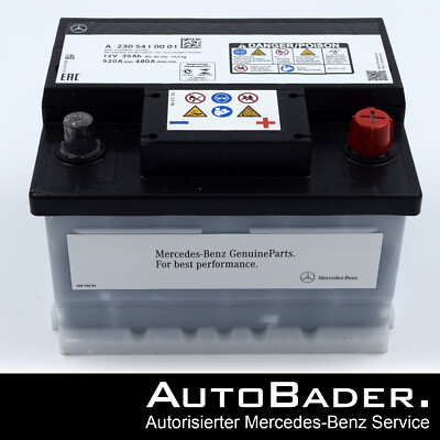 Original Mercedes Starterbatterie Stützbatterie 12V 35Ah  A2305410001 ***NEU***