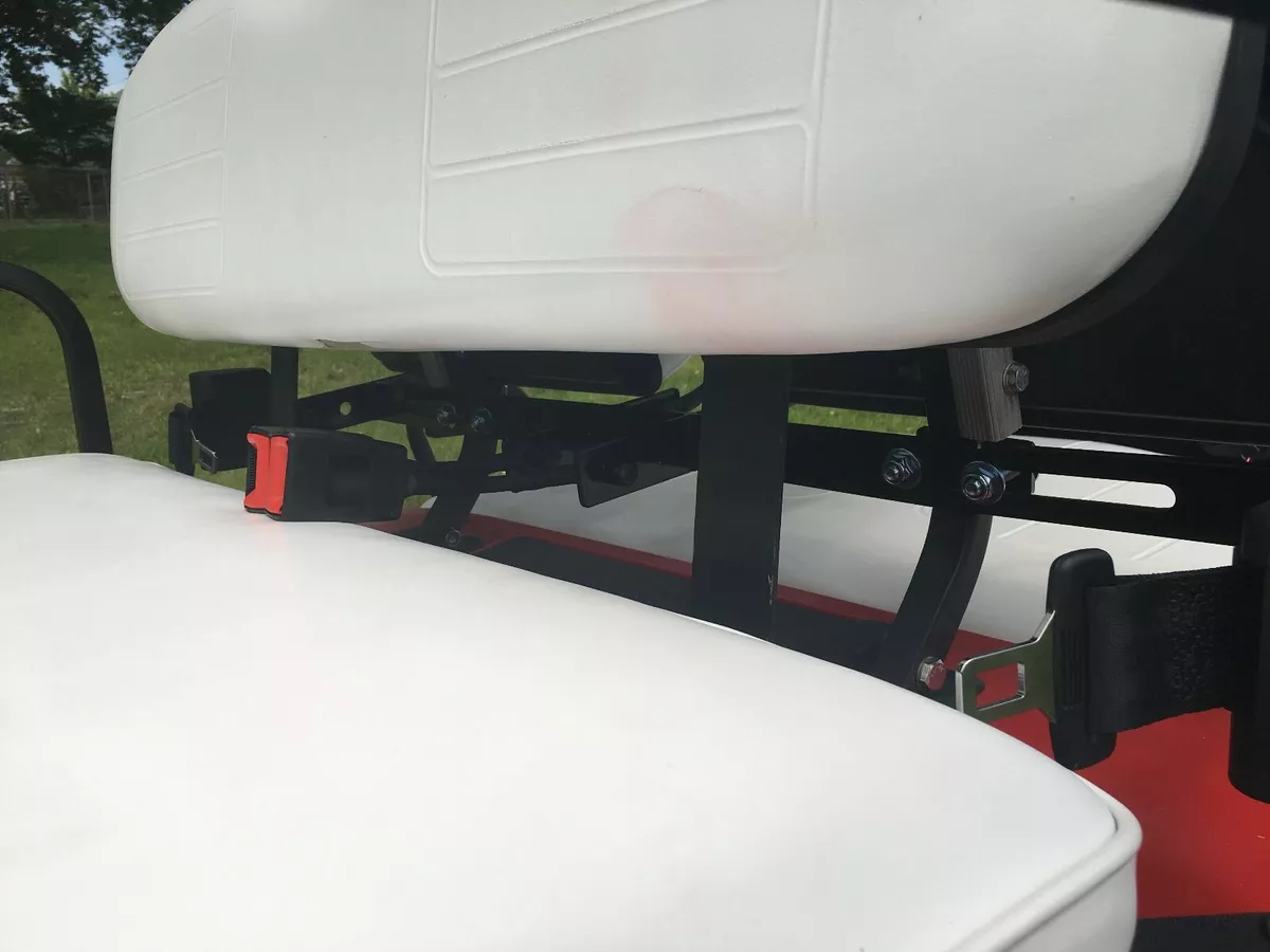 Club car outlet precedent seat belts