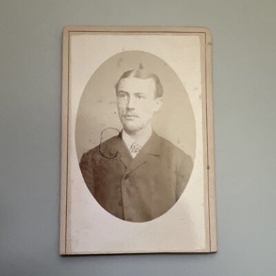 Antique Carte de Visite (CDV) Photo of Men by E. Hahn Breslau Gr. Feldstrasse