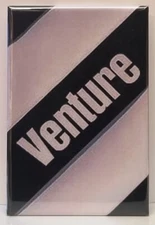 Venture Sign Magnet 2"x3" Refrigerator Locker Vintage Retro K-Mart