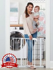 Puerta Grande Para Beb s, Cerca De Seguridad Para Perros Y Mascotas, 38.5" NUEVO