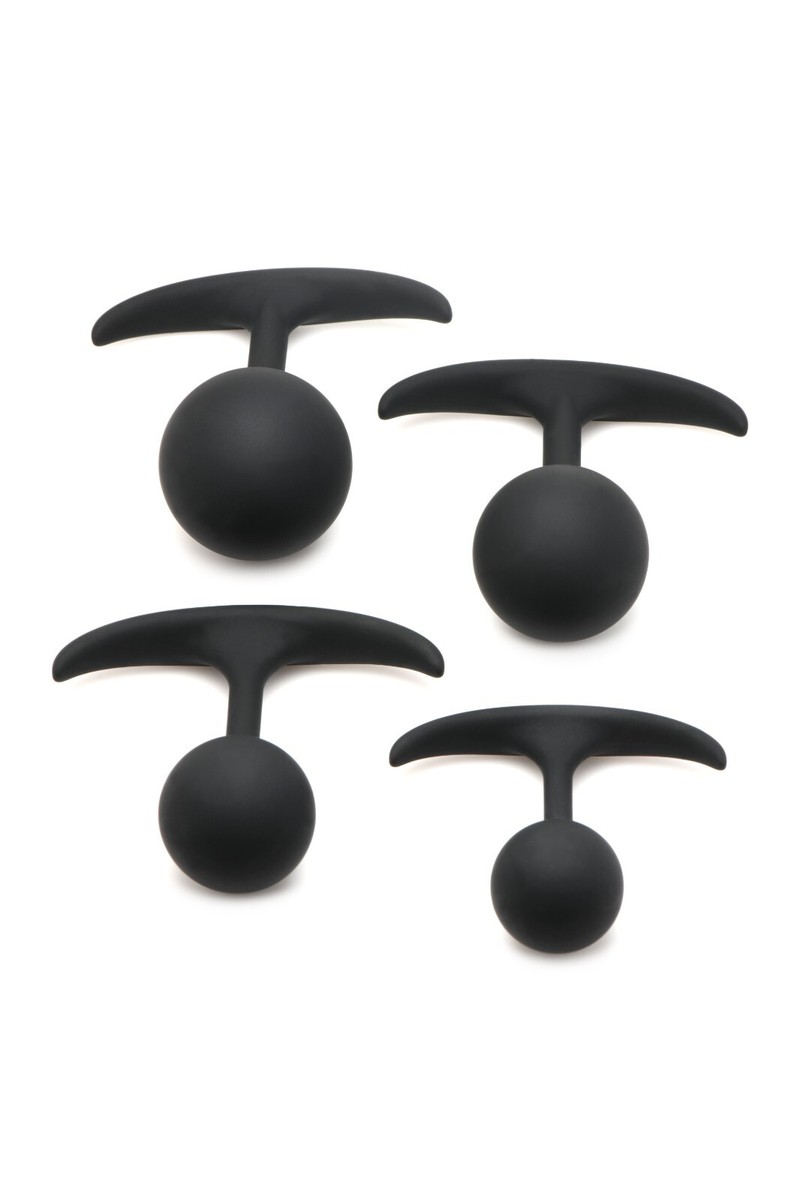 Premium Silicone Weighted Anal Plug - XL Butt Dildo Heavy Hitter BDSM Sex  Toy | eBay