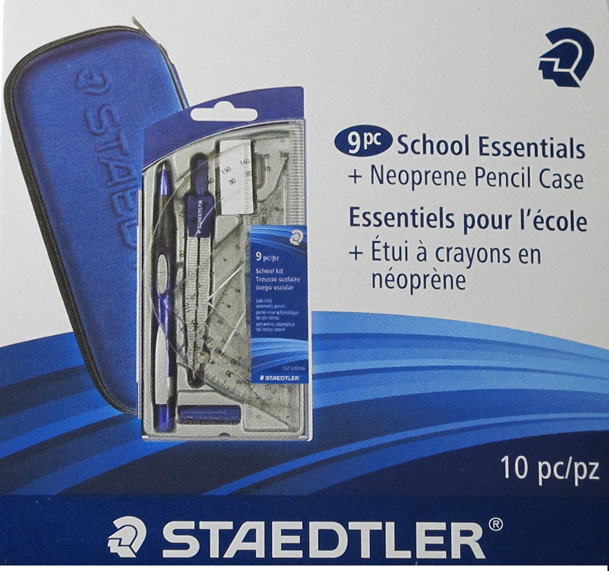 Staedtler Compass, Pencil, Protractor, Ruler, Triangle Rulers