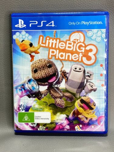 Little Big Planet 3 PS4 Game (Like New) Exclusive Playstation 4 Game Free Post - Foto 1 di 1