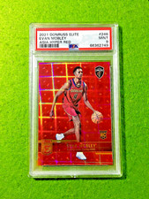 Evan Mobley RED PRIZM HYPER ASIA ROOKIE CARD PSA 9 SSP 2021 Elite  MAKE AN OFFER