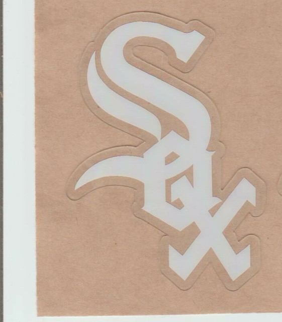 Chicago White Sox FULL SIZE MLB BASEBALL BATTING HELMET DECAL / WINDOW