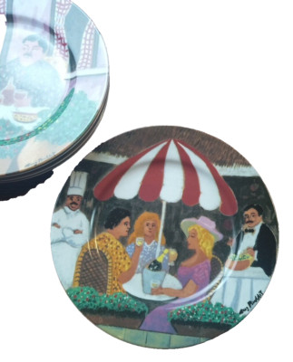 GBC Dejeune Provencal JAPAN Salad Plates 7 3/4'' Set Of 5