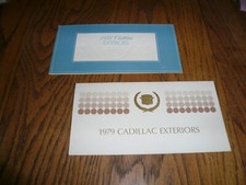 1978 1979 Cadillac Factory Exterior Colors Chips - Vintage 1978 1979 Cadillac Factory Exterior Colors Chips - Vintage