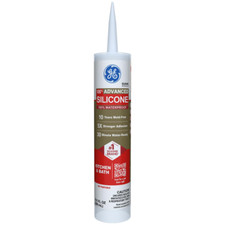 GE Advanced Silicone Caulk for Kitchen  Bathroom - 100 Waterproof Silicone Sea