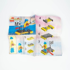 Lego Pirate Sets Shipwrecked 1713 and Lookout 1464 - Complete with Instructions