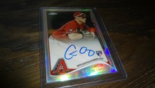 2014 TOPPS CHROME #481/499 CHRIS OWINGS  AUTOGRAPHED BASEBALL CARD