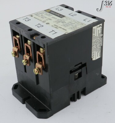 ユー 27248 SQUARE D 3 POLE MAGNETIC CONTACTOR 90A 600V 8910DPA93 | eBay