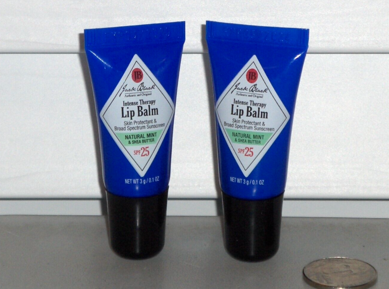 JACK BLACK Intense Therapy Lip Balm, Mint Shea Butter SPF 25 Sunscreen