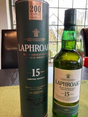 LAPHROAIG AGED 15 YEARS 200th Anniversary Limited Edition 0,7L, 43% VolAlc.