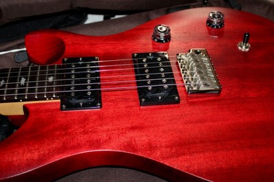 PRS SE CE24 Standard Satin Electric Guitar Vintage Cherry + $100 Locking tuners