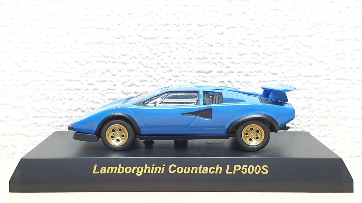 1/64 Kyosho LAMBORGHINI COUNTACH LP500S BLUE diecast car model | eBay