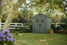 BOX CASETTA DA GIARDINO KETER DARWIN 6X4 CON FINESTRE FRONTALI VERDE