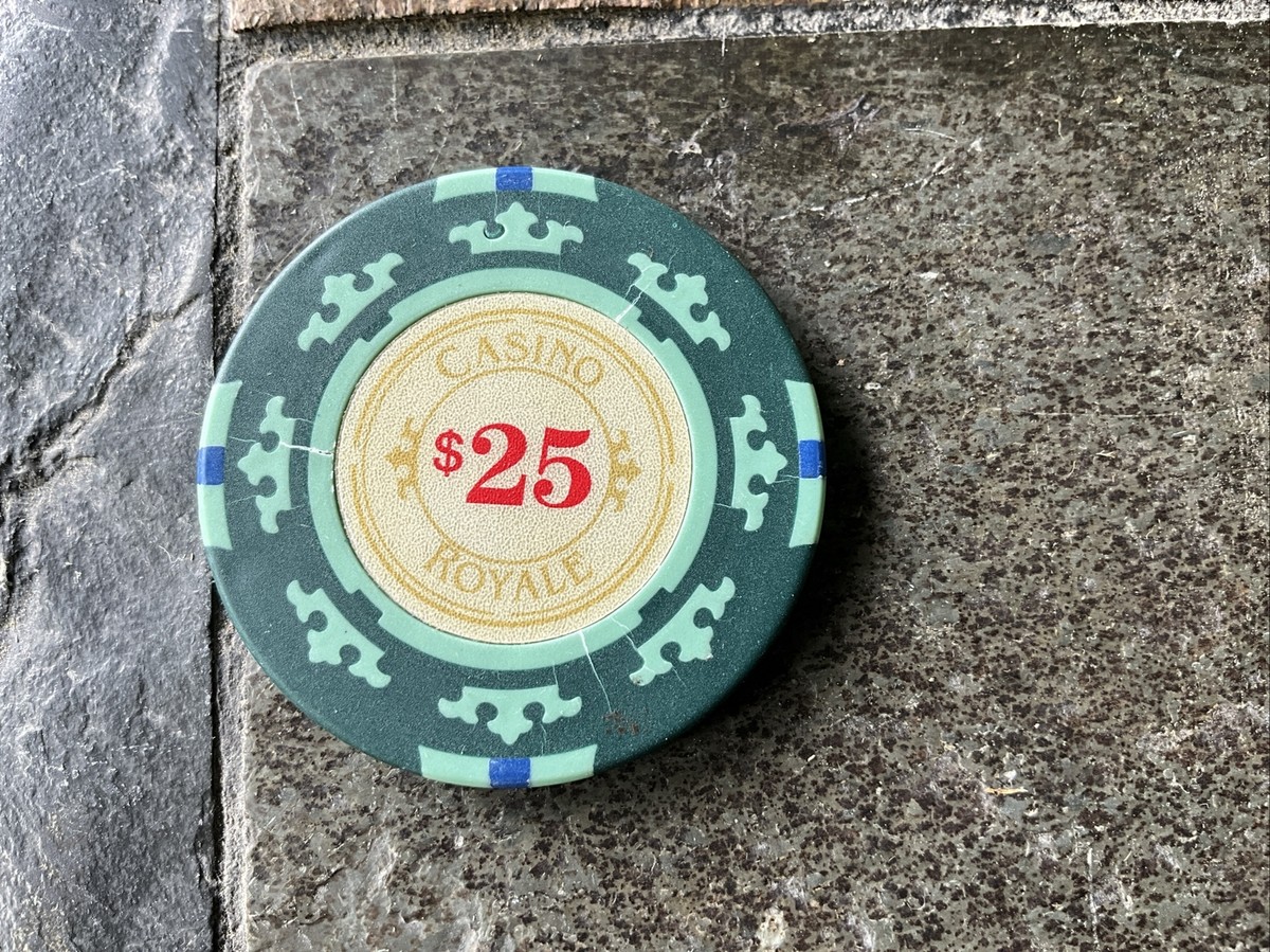 Casino Royale $25 James Bond 007 Casino 15g Poker Chip | eBay